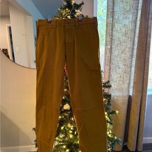 Men's Mustard Cargo Pants